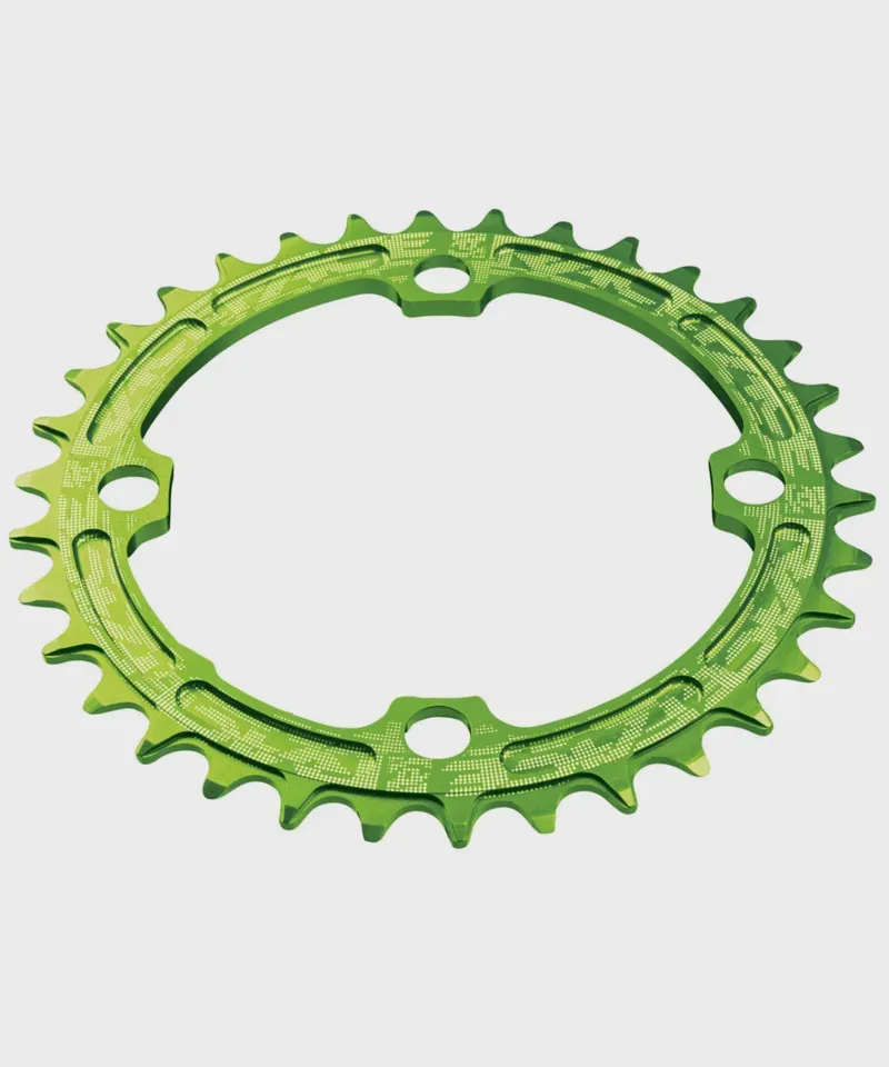 Race Face Narrow Wide Single Chainring in Green