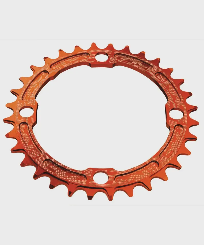 Race Face Narrow Wide Single Chainring in Orange