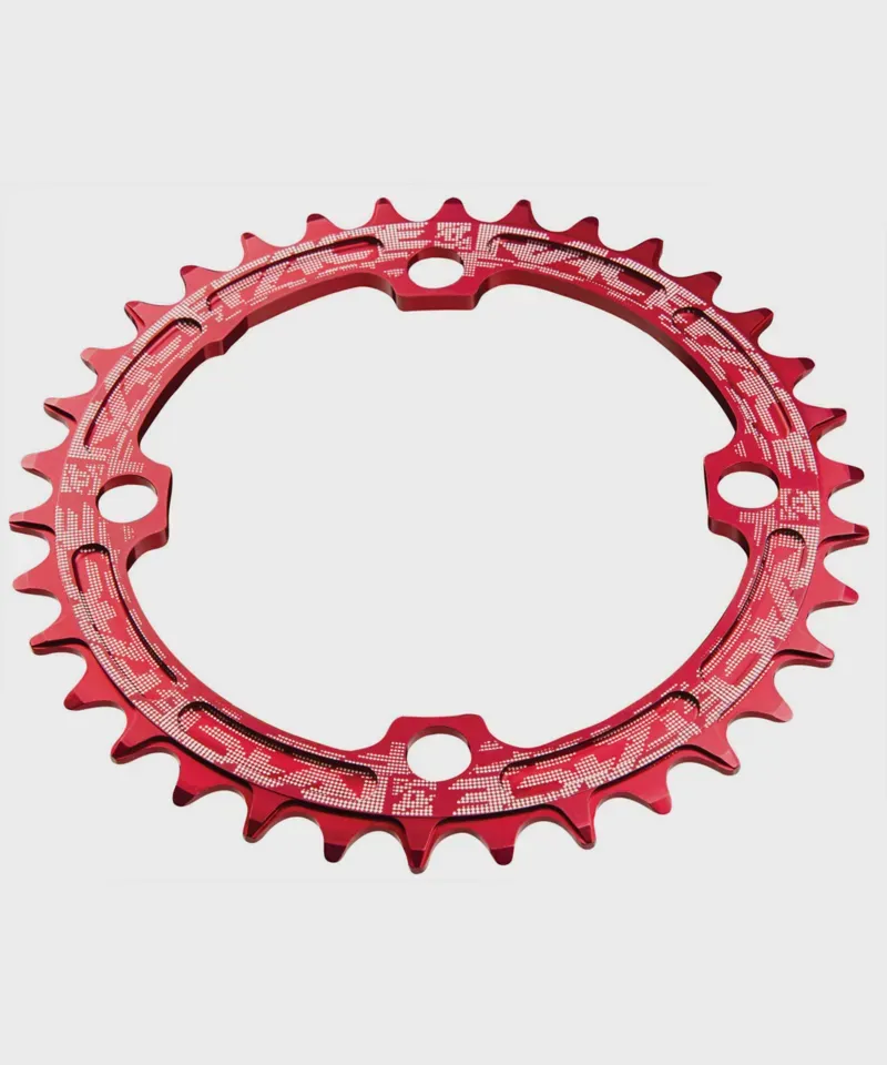 Race Face Narrow Wide Single Chainring in Red