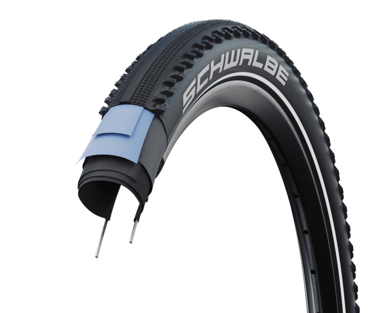 Schwalbe Hurricane Addix RaceGuard 26x2.10-inch Wired Tyre in Black-1