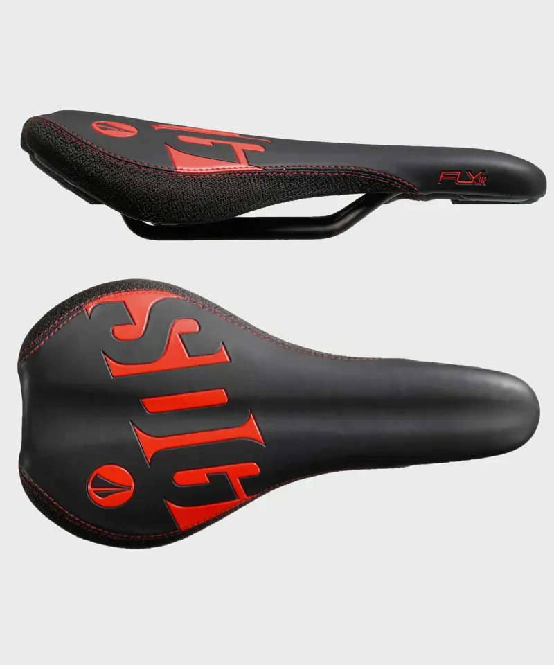 SDG Fly Junior Steel Rail Saddle in Red