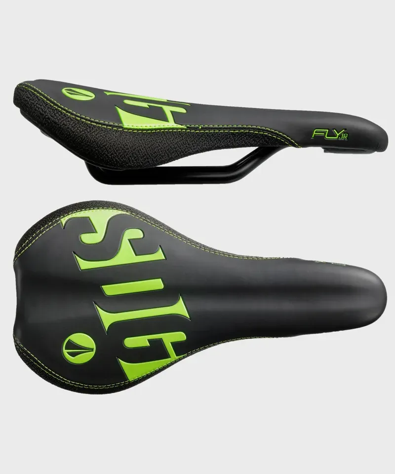 SDG Fly Junior Steel Rail Saddle in Green