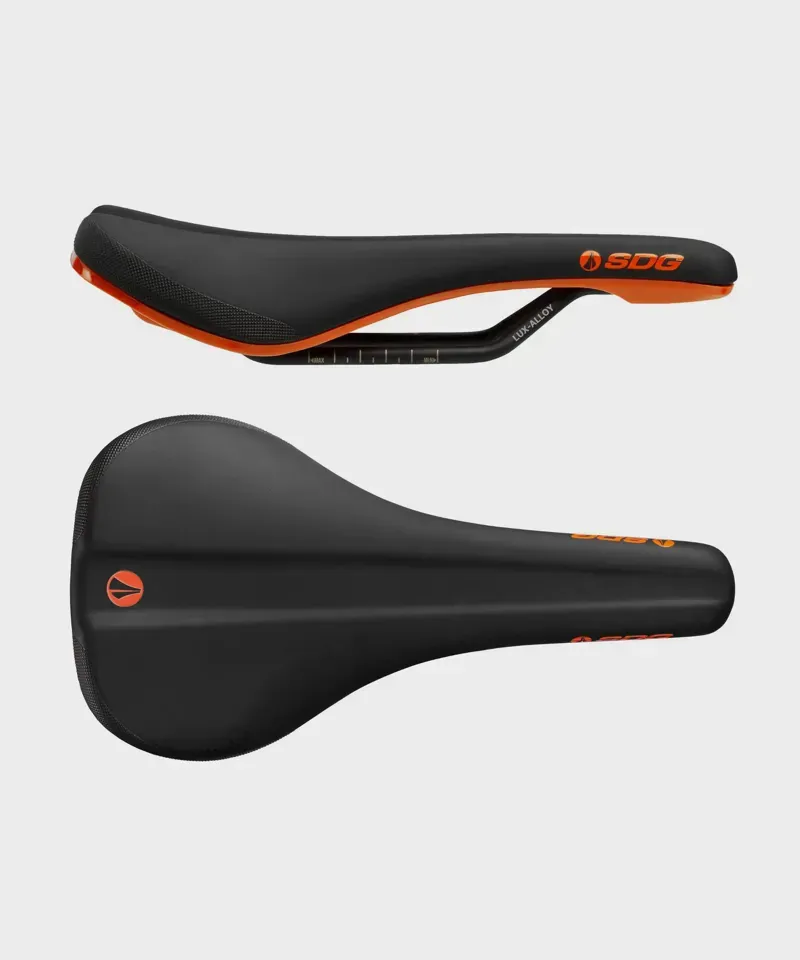 SDG Bel Air 3.0 Lux Alloy Saddle in Orange