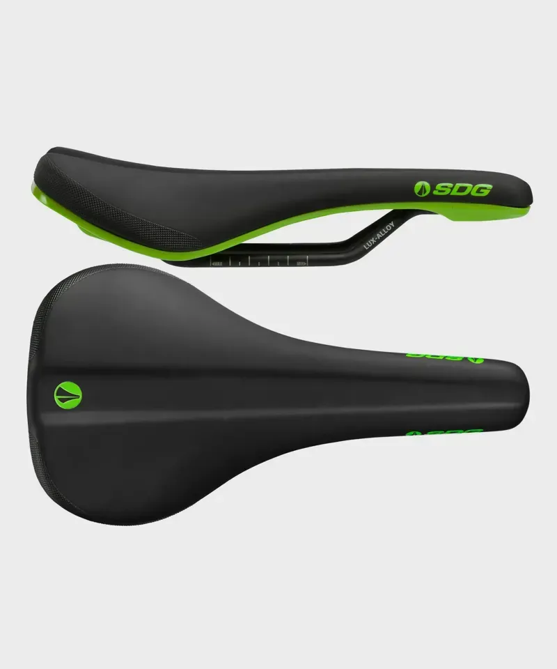 SDG Bel Air 3.0 Lux Alloy Saddle in Green