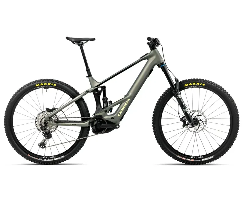 Orbea Wild H10 E-MTB in Spaceship Green-Black Matt