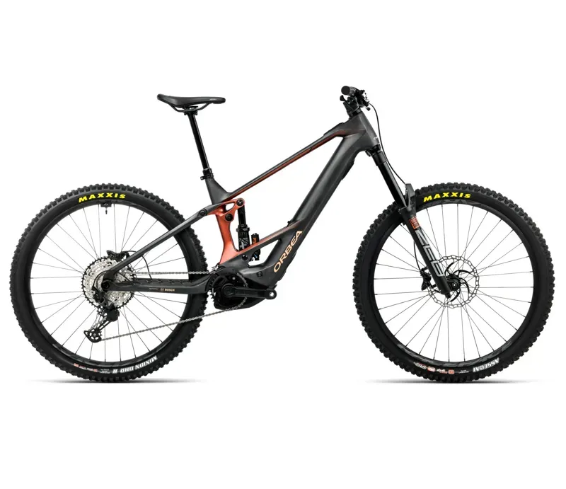 Orbea Wild M20 E-MTB In Diamond Carbon View Matt/Mars Red Gloss