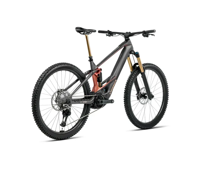Orbea Wild M10 E-MTB In Diamond Carbon View Matt/Mars Red Gloss-2