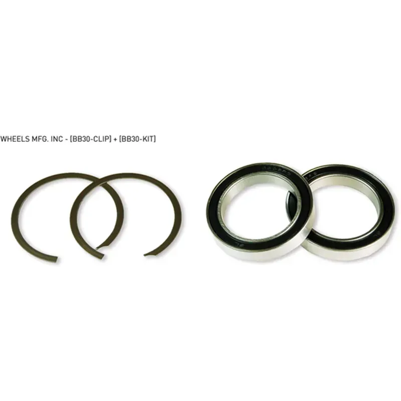 Wheels Manufacturing BB30 Service Kit w/AC Bearings in Black